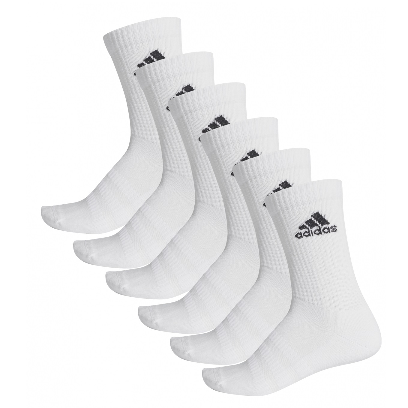 Adidas Socks Cushioned Crew X6 - White - Padel Life