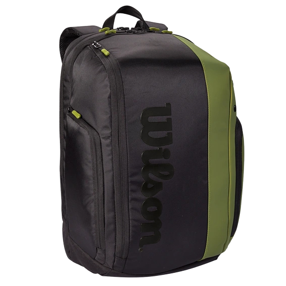 wilson blade super tour backpack black green