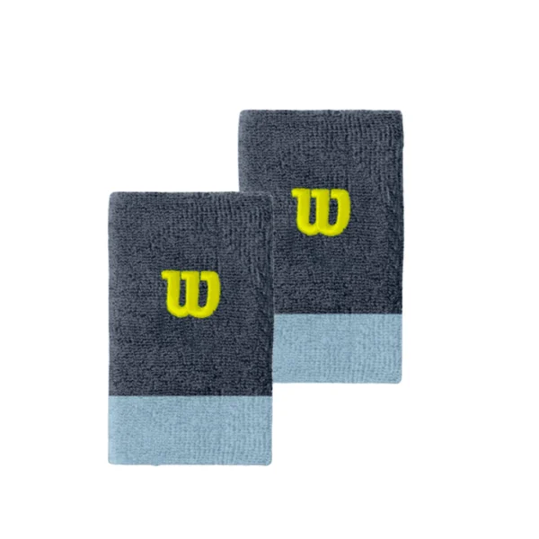 Wilson Wristband India - Navy blue/Light Blue