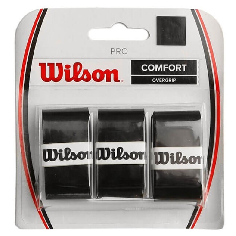 Wilson Overgrip Pro Comfort X3 - Black - Padel Life