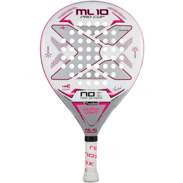 Nox Ml10 Pro Cup Ultra Light Silver Padel Racket