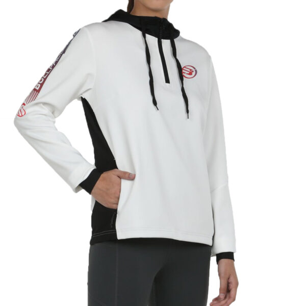Bullpadel Hoodie Drena - White