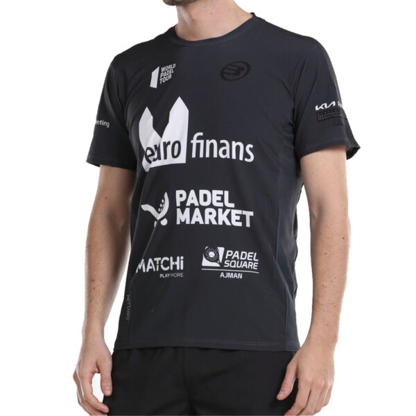 Bullpadel T-shirt Odeon DN - Black - Image 2