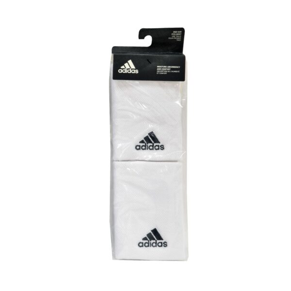 Adidas Wristband - White / Black - Image 2