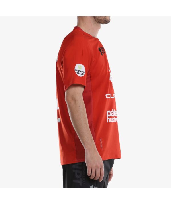 Bullpadel T-shirt Odeon CH - Red - Image 2