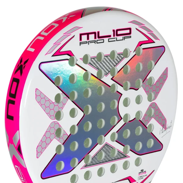 Nox Ml10 Pro Cup Silver 2023 - Padel Racket - Image 3