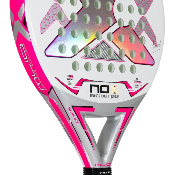 Nox Ml10 Pro Cup Silver 2023 - Padel Racket - Image 4