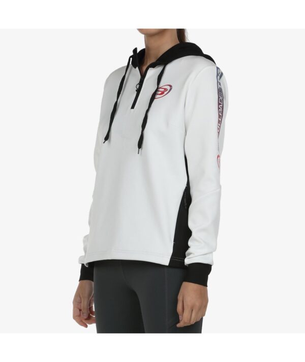 Bullpadel Hoodie Drena - White - Image 2