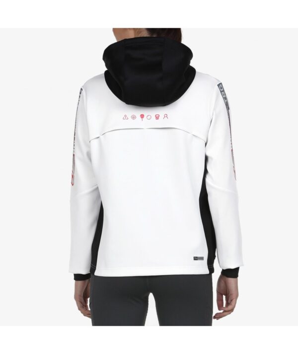 Bullpadel Hoodie Drena - White - Image 3