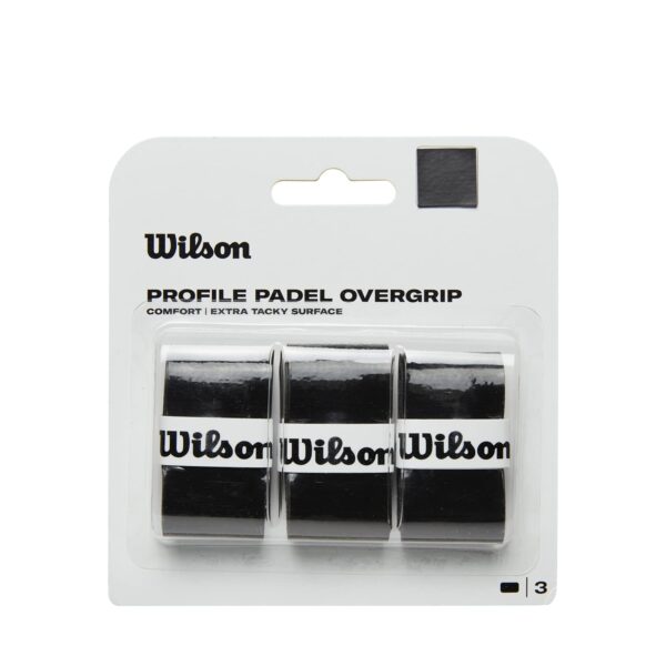 Wilson Overgrip Profile Padel Comfort X3 - Black