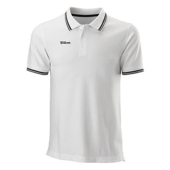 Wilson Polo Shirt Team II Cotton - White - Padel Life