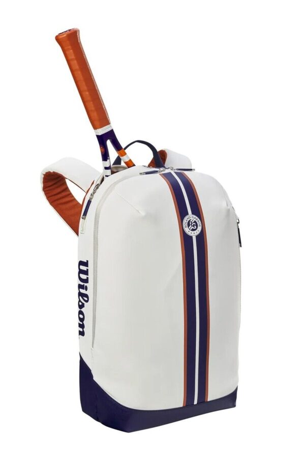 Wilson Backpack Roland Garros Super Tour - White/Blue - Image 5