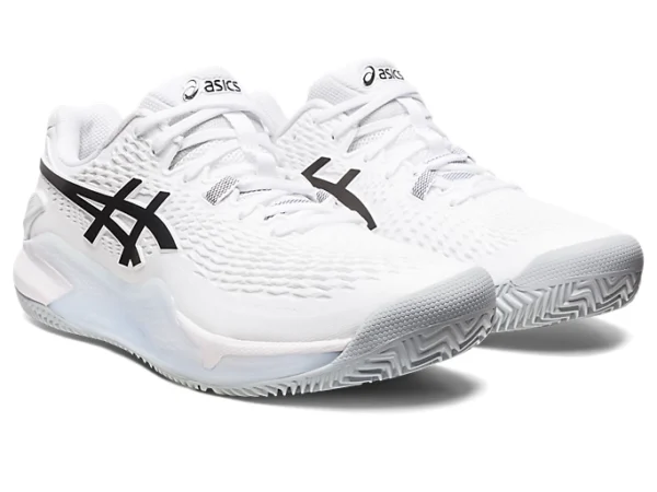 Asics Shoes Gel Resolution 9 Clay - White/Black - Image 5