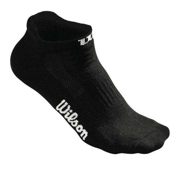 Wilson Socks Crew Quarter x3 - Black