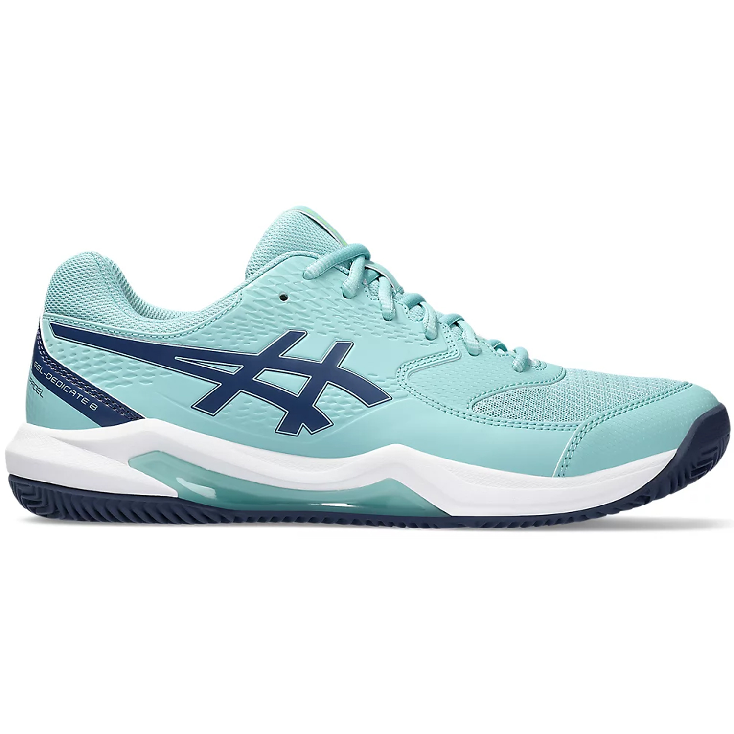 Asics Shoes Gel Dedicate 8 Padel - Teal Tint/Thunder Blue - Padel Life