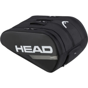 HEAD Padel Bag Tour Black Discover the Head Tour Padel Bag L in black and white. Technology and design unite to offer you the best storage on court.