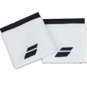 Babolat Wristband Logo Jumbo - White/Black