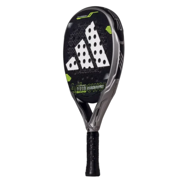 Adidas Adipower Carbon Ctrl - Silver/Lime - Padel Racket - Image 3