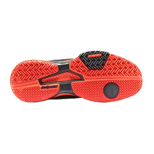 Bullpadel Shoes Hack Hybrid 22I Anthracite - Black/Orange - Image 3