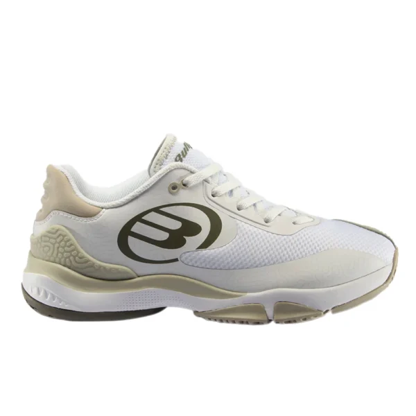 Bullpadel Shoes Flow Hybrid 22I - White/Khaki