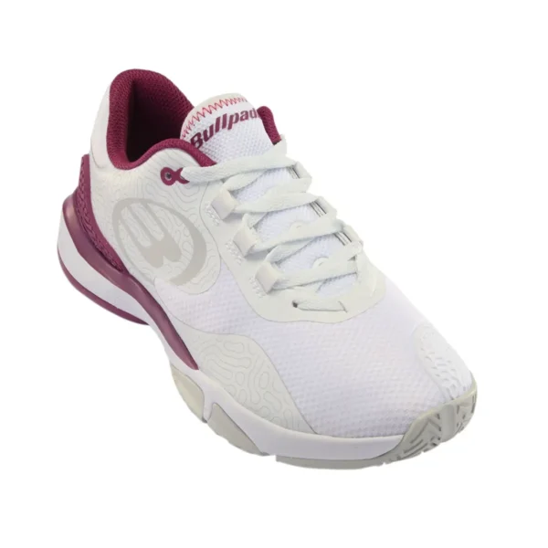 Bullpadel Shoes Flow Hybrid 22I - White/Violet - Image 2