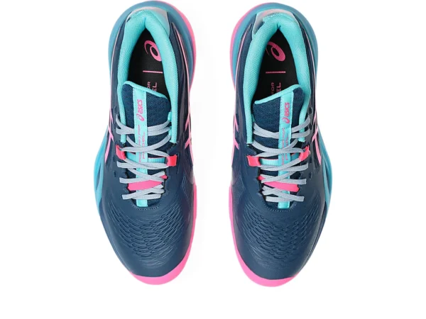 Asics Gel Resolution X Padel - Mako Blue/Hot Pink - Image 5