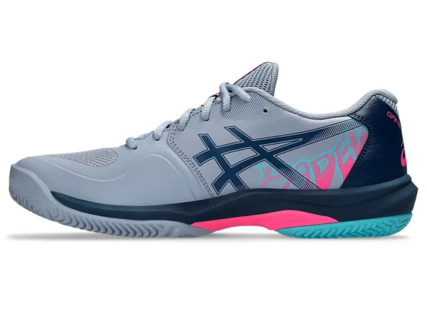 Asics Shoes Game FF Padel - Grey Blue/ Energy Aqua - Image 8