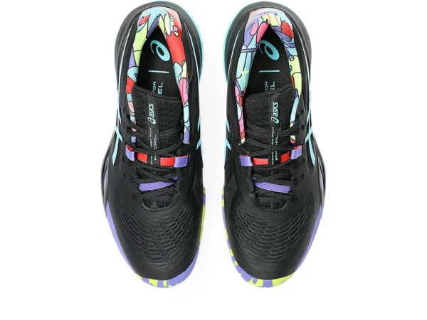 Asics Shoes Resolution X Padel L.E - Black / Energy Aqua - Image 5