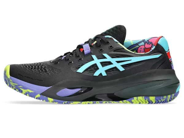 Asics Shoes Resolution X Padel L.E - Black / Energy Aqua - Image 8