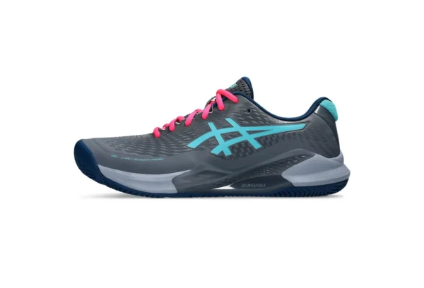 Asics Shoes Gel Challenger 14 Padel - Metropolis/Energy Aqua - Image 8