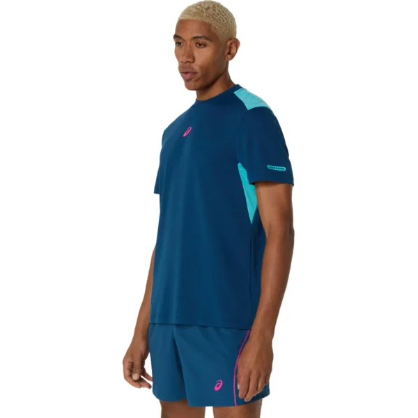 Asics T-shirt Padel Court SS - Mako Blue - Image 3