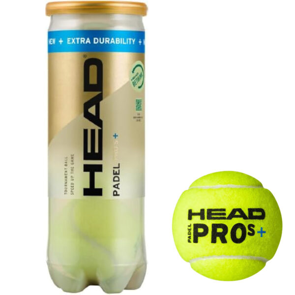 Head Ball Padel Pro S+ Can X3 Balls