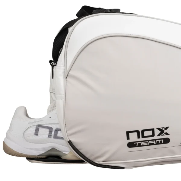 Nox ML10 Team Padel Bag - White/Grey - Image 4