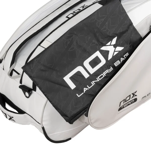 Nox ML10 Team Padel Bag - White/Grey - Image 5