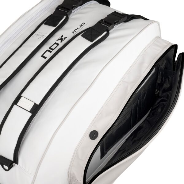 Nox ML10 Team Padel Bag - White/Grey - Image 8