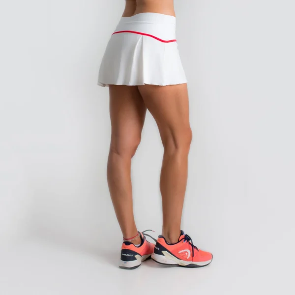 Belen Berbel Skirt Capri - White / Red - Image 4