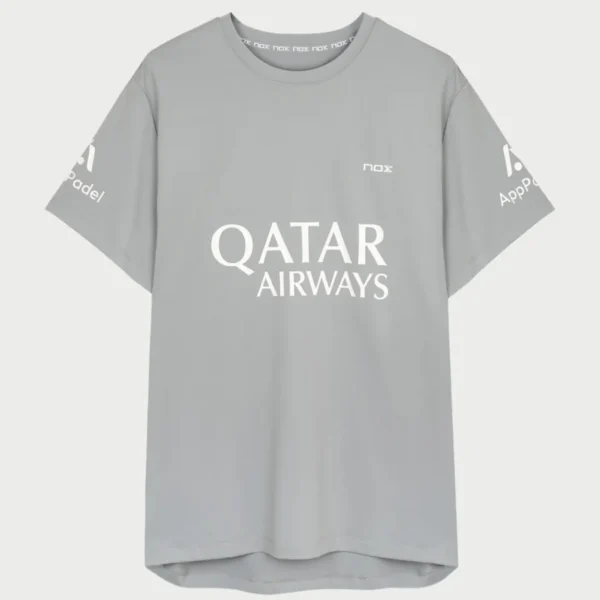 Nox T-Shirt AT10 Sponsors - Grey - Image 4