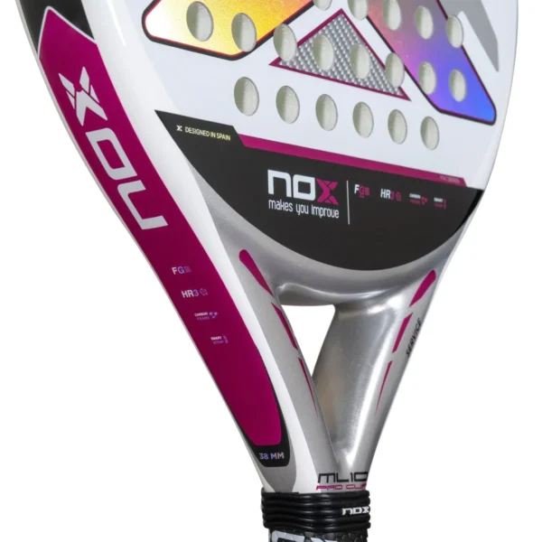 Nox ML10 Pro Cup Silver 25 - Padel Racket - Image 3