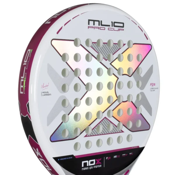 Nox ML10 Pro Cup Silver 25 - Padel Racket - Image 5