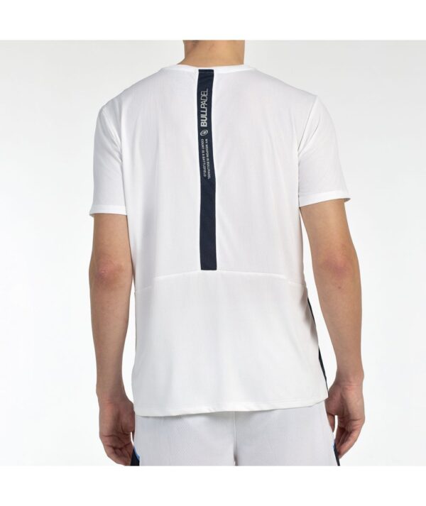 Bullpadel T-shirt 25V Bilao - White - Image 3