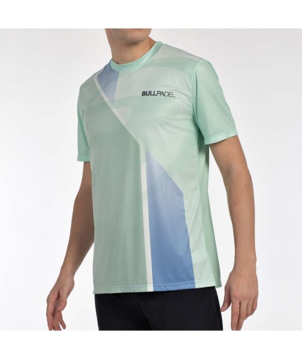 Bullpadel T-shirt 25V Brumo - Apple Green - Image 4