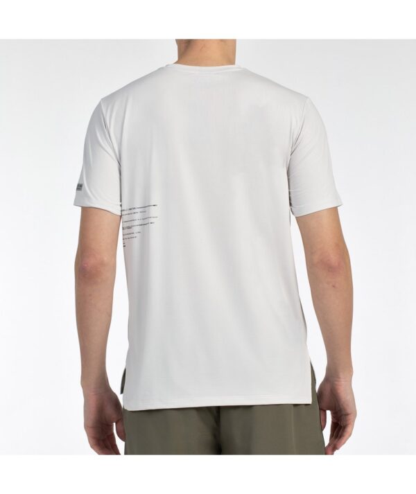 Bullpadel T-shirt 25V Monda - Pearl Grey - Image 3