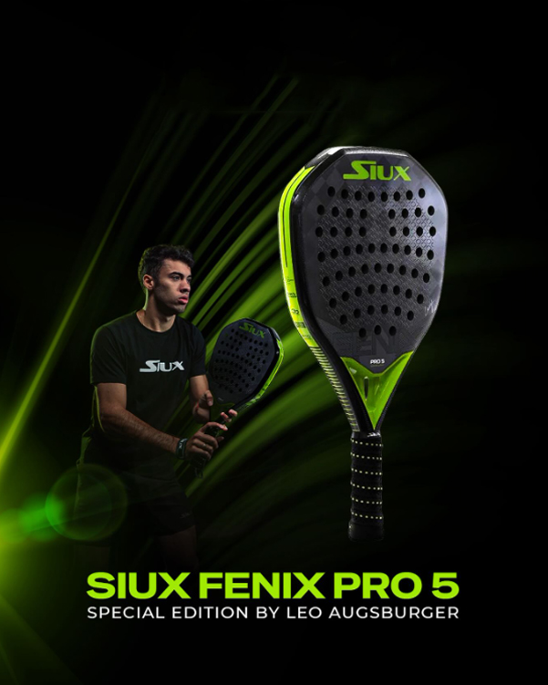 Siux Leo Augsburger Fenix Pro 5 SE 2025 Padel Racket – Ltd Special Edition