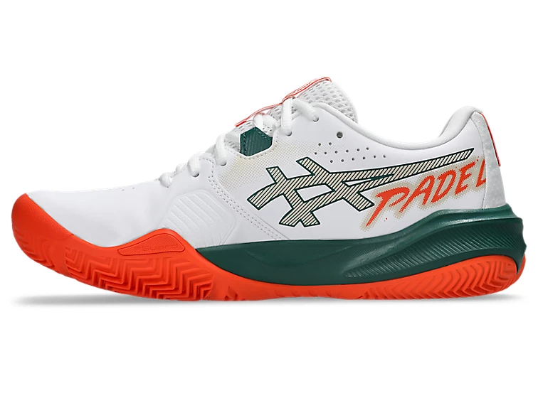 Asics Shoes Gel Challenger 15 Padel 2026 - White/Energy Orange - Image 7