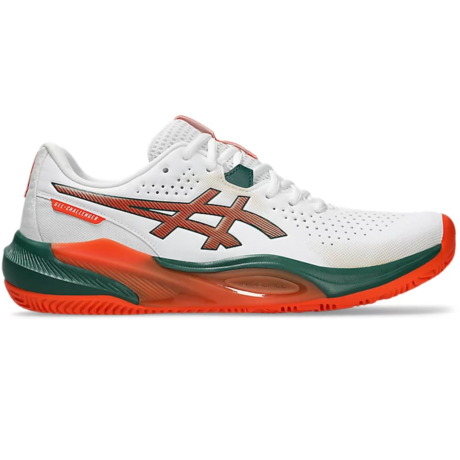 Asics Shoes Gel Challenger 15 Padel - White/Energy Orange