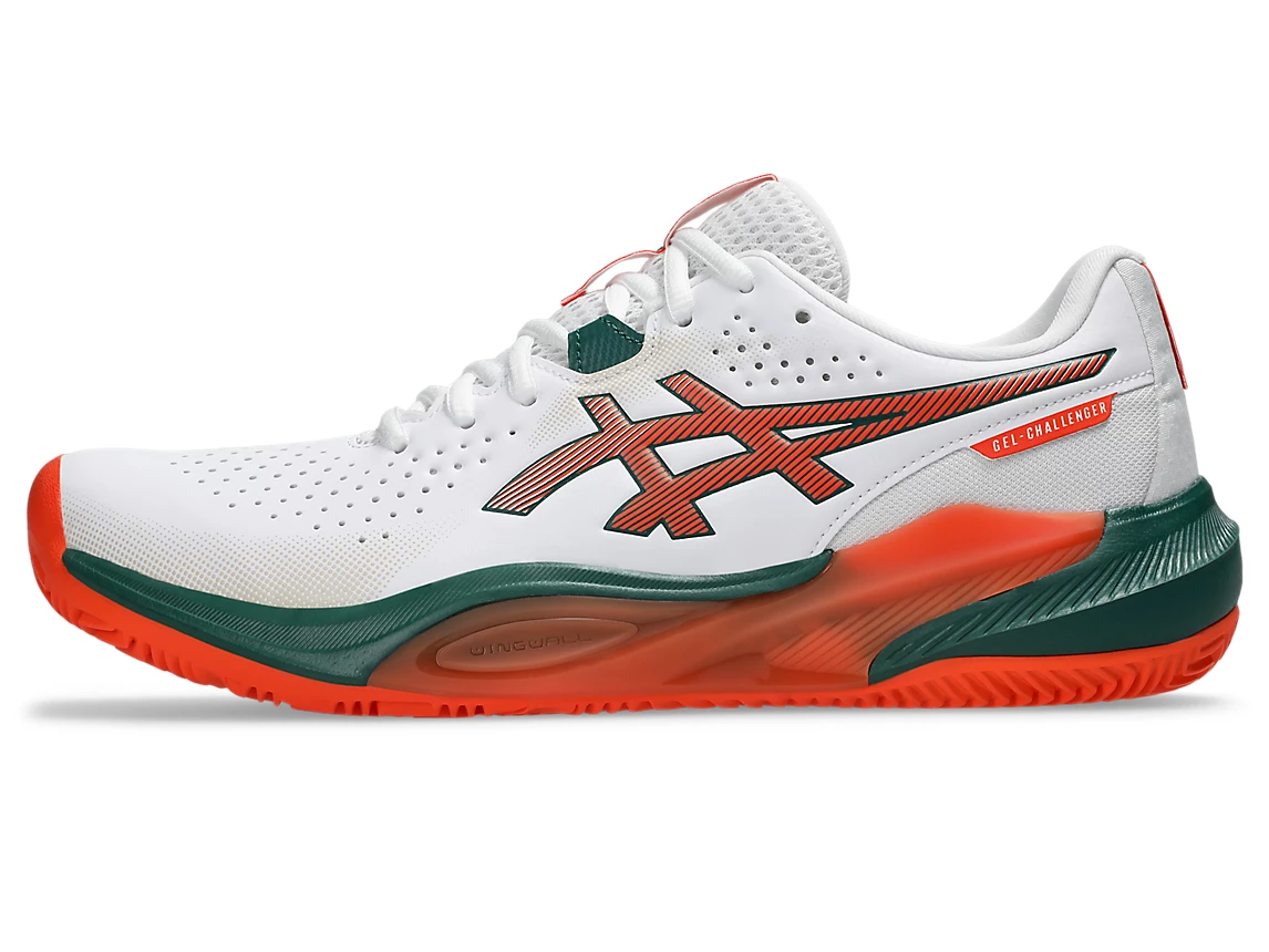 Asics Shoes Gel Challenger 15 Padel 2026 - White/Energy Orange - Image 8