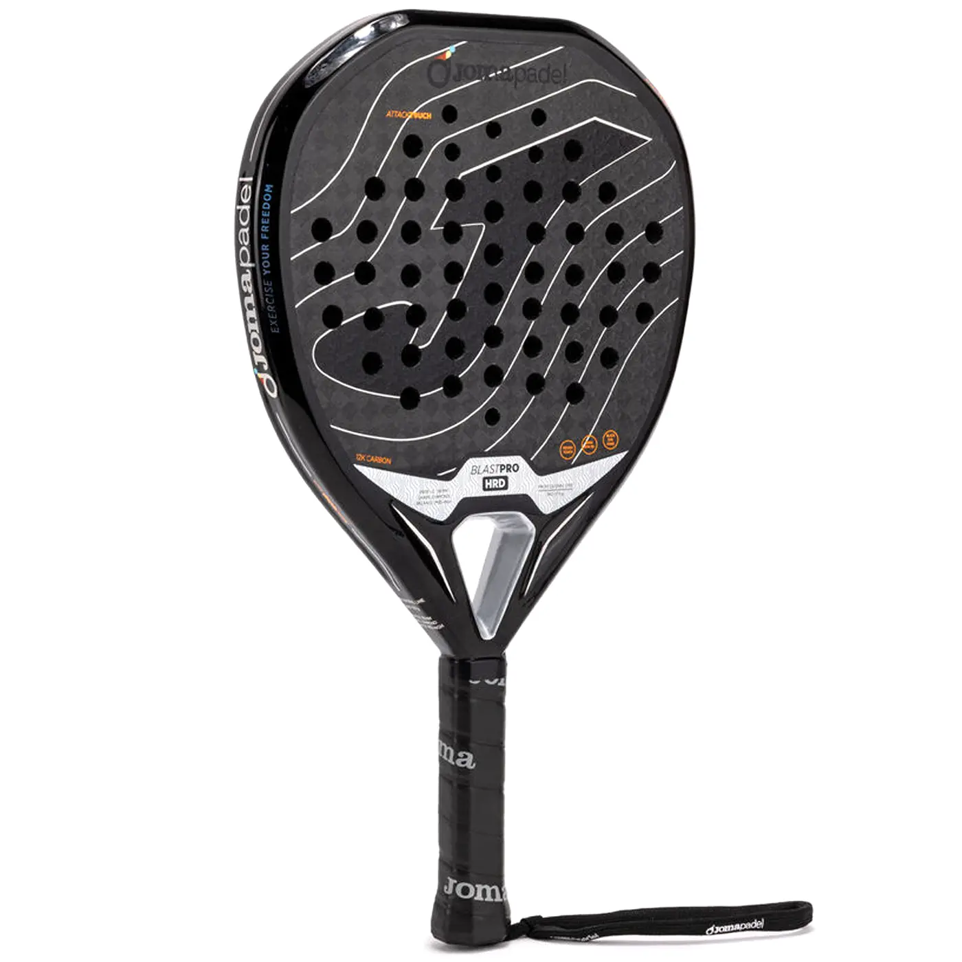 Joma Blast Pro HRD 2026 - Black/Grey - Padel Racket - Image 2