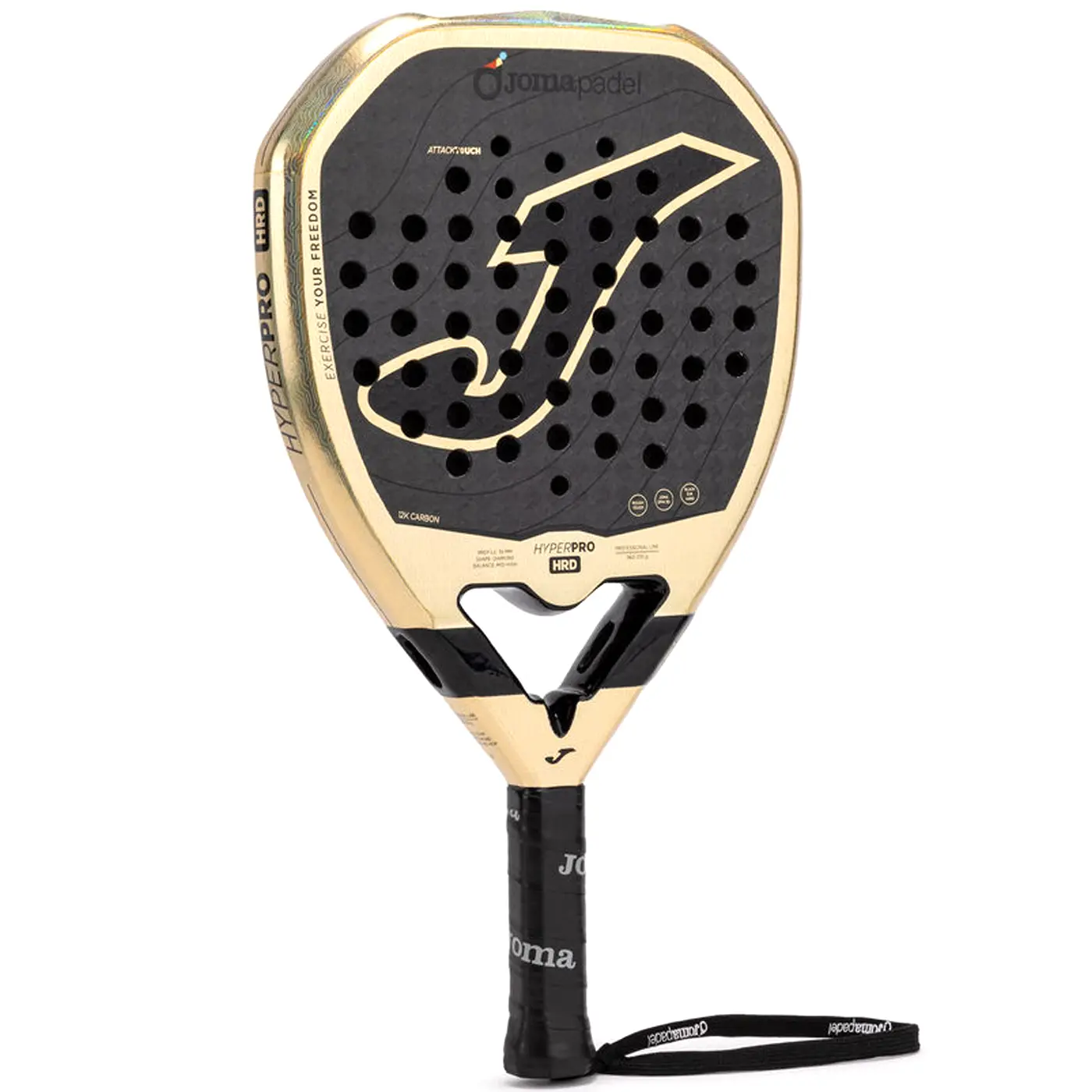 Joma Hyper Pro HRD 2026 - Black/Beige - Padel Racket - Image 2