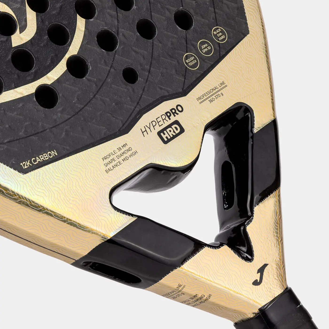 Joma Hyper Pro HRD 2026 - Black/Beige - Padel Racket - Image 7
