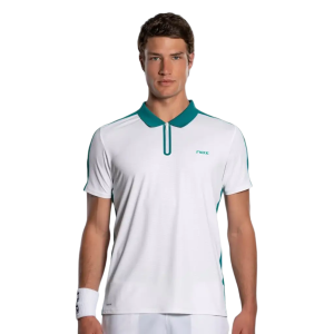 Nox Men's Pro Polo Shirt - White/Ivy Green